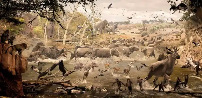 Энхидриодон: Выдра размером со взрослого льва. Она охотилась на крупных копытных и конкурировала с альфа хищниками Африки