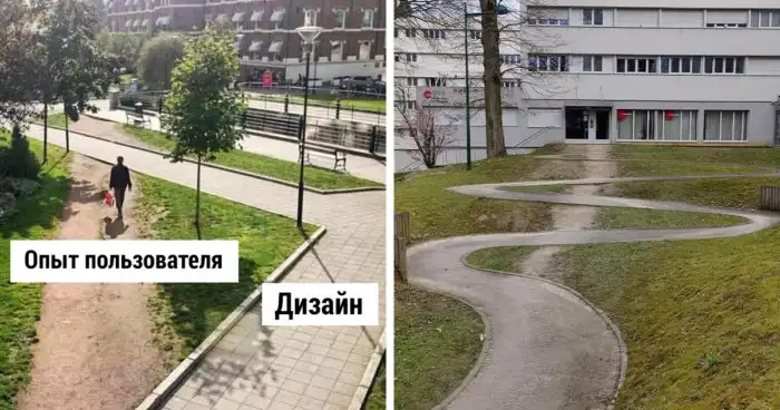 30 «народных троп», которые люди проложили вопреки воле архитекторов