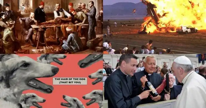 Пьющий Ватикан, похмельная «собачья шерсть» и другие любопытные истории и факты