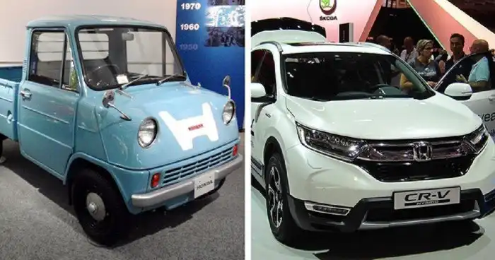 Как 25 современных автомобилей известных брендов выглядят в сравнении со своими старыми версиями