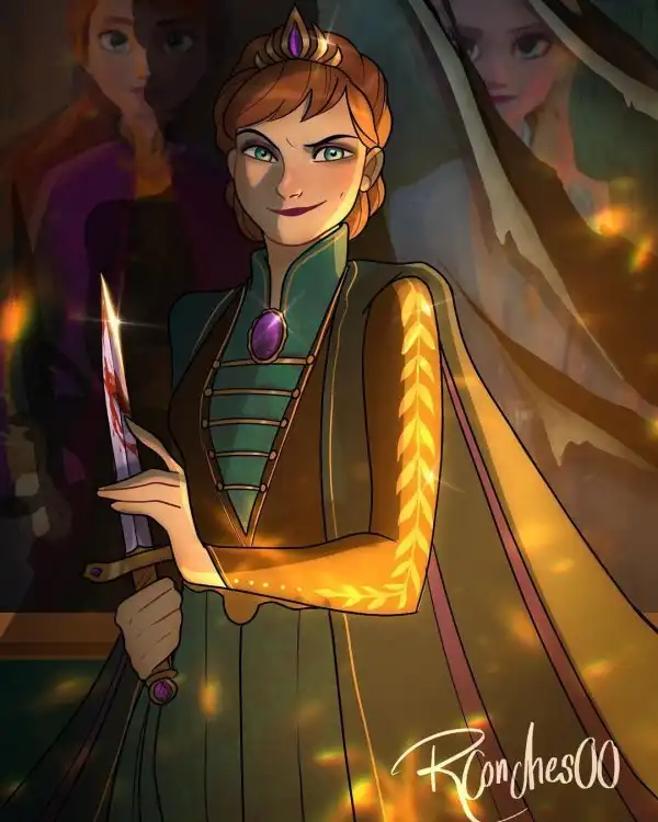 Как бы выглядели принцессы Диснея, будь они злодейками