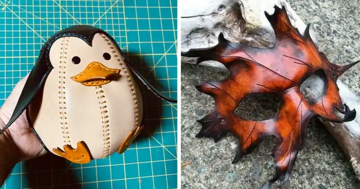 30 потрясающих изделий из кожи, которыми мастера поделились онлайн