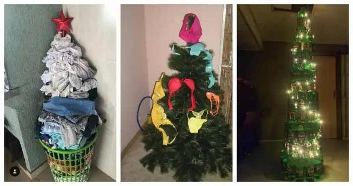 Трусишки и винишко: альтернативные способы украсить ёлочку