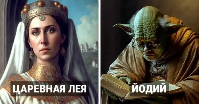 «Звёздные войны а-ля рус»: как выглядела бы известная сага, если бы её действие разворачивалось в Древней Руси