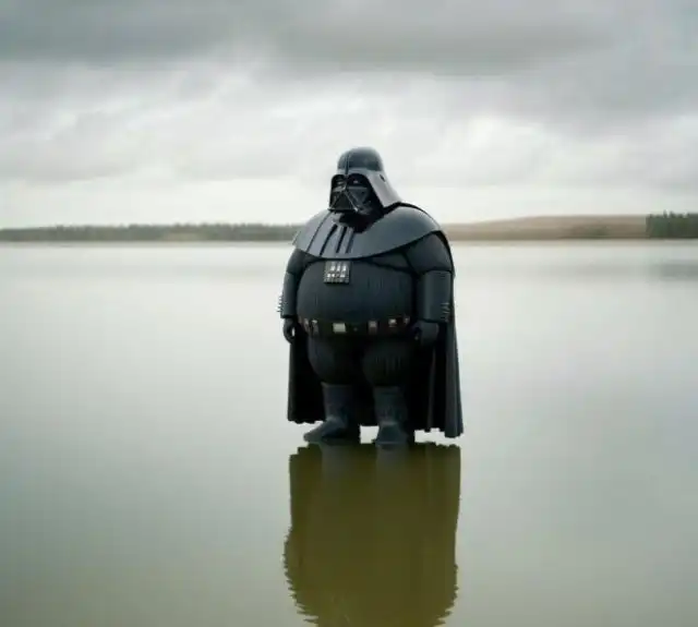 Если бы персонажи "Звездных войн" кушали "немного" больше