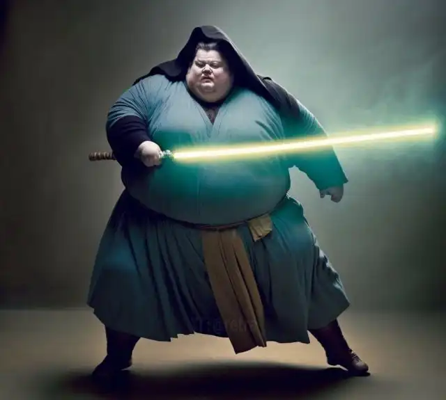 Если бы персонажи "Звездных войн" кушали "немного" больше