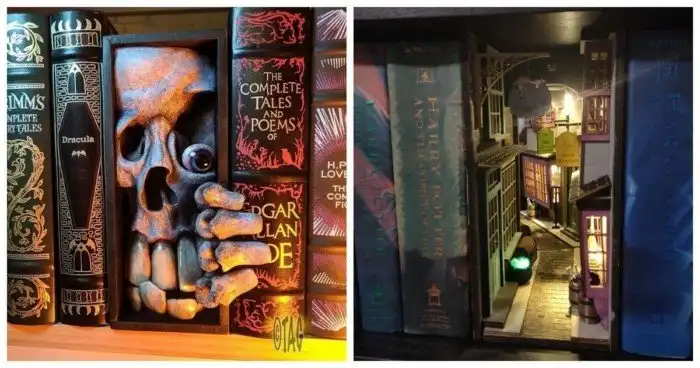 25 удивительных вкладышей для книжной полки, которые оценят все любители книг