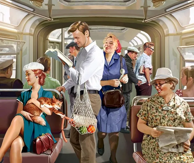 Идеальная советская женщина (и не только) в иллюстрациях Натальи Ершовой