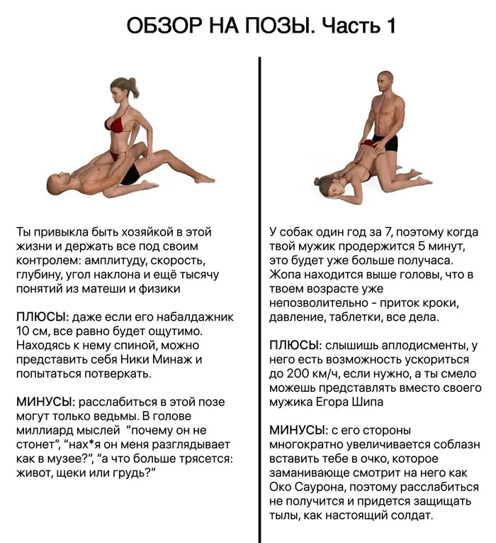 Смешной обзор на позы из камасутры