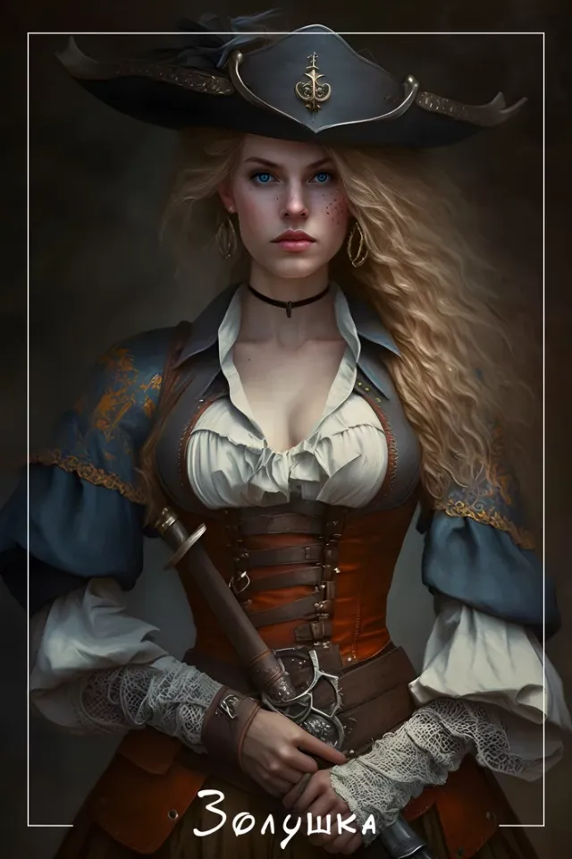 Если бы принцессы Диснея были пиратками