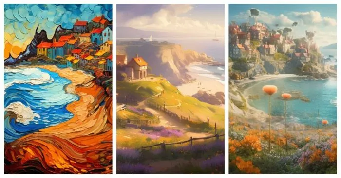 Они этого не создавали: картины нейросети, сгенерированные в стилях известных художников