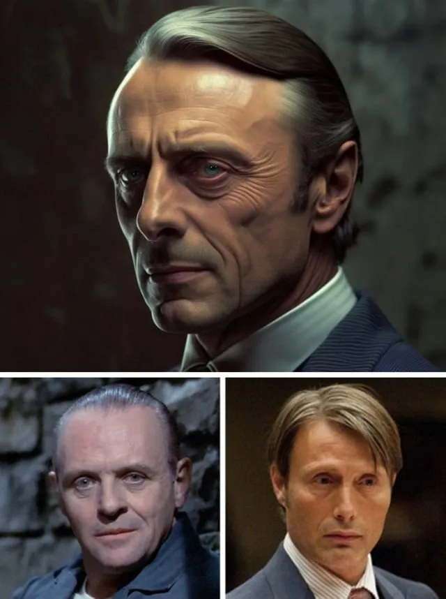 Нейросеть "смешала" актеров, которые играли одних и тех же героев, чтобы получить идеальный образ