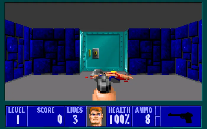 Одна из первых: Wolfenstein 3D⁠⁠
