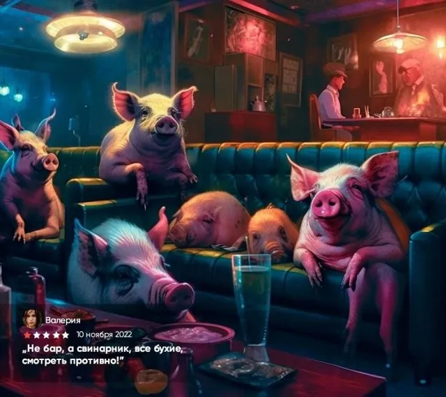 Картинки по негативным отзывам посетителей бара