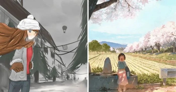 18 работ художников, которые показали, какого прогресса в рисовании они смогли добиться