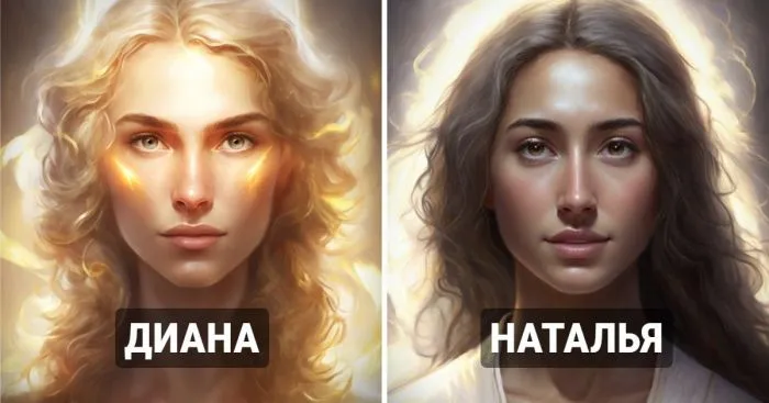 Нейромастер проиллюстрировал женские имена с учётом значения каждого, превратив их в прекрасных девушек