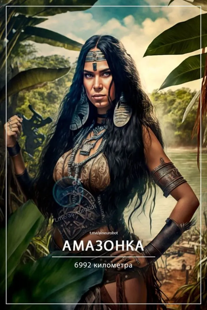 «Ты неси меня, река»: как выглядели бы крупнейшие реки нашей планеты, будь они людьми