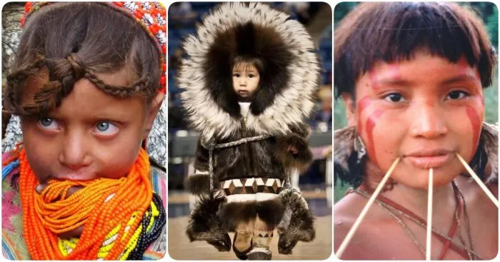 17 детей из разных культур, внешний вид которых завораживает