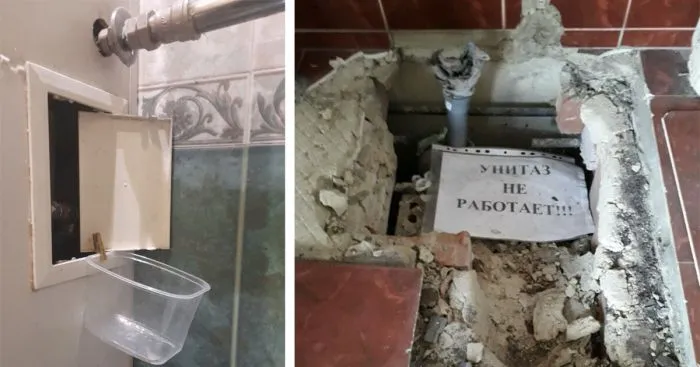 Карательная сантехника: эпичные снимки из серии "И так сойдёт"