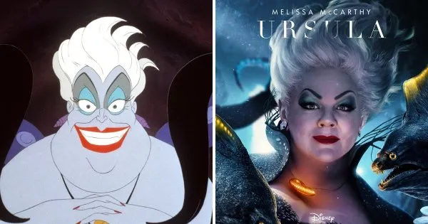 Сравнения героев новой "Русалочки" с их оригинальными прототипами из мультфильма