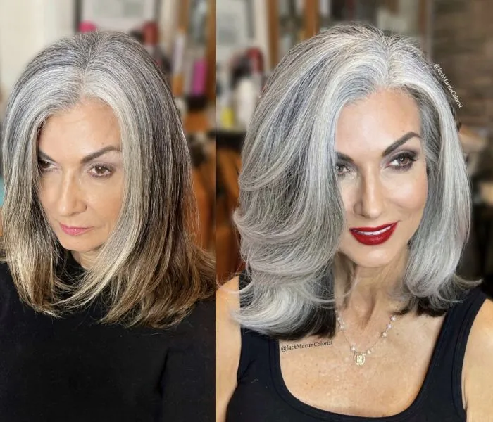 14 удивительных преображений женщин с сединой, которые снова чувствуют себя красивыми