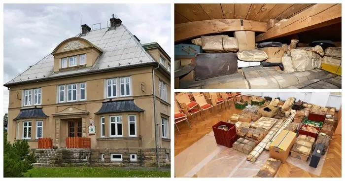 Мужчина нашел секретную комнату на чердаке с вещами времён Второй мировой войны