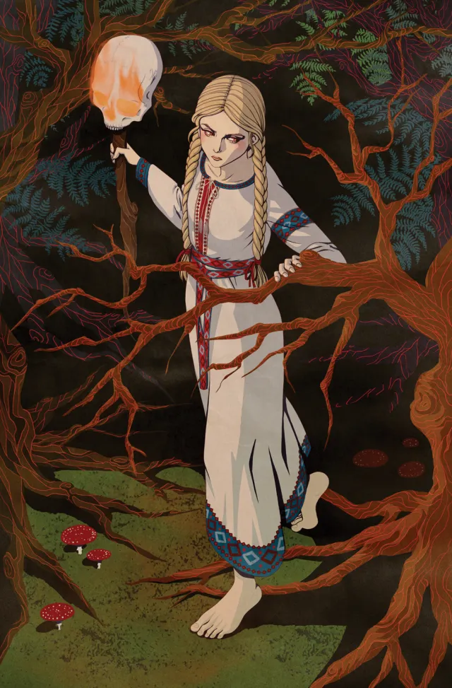 "Страшные сказки": крутые работы польской художницы, вдохновленные славянской мифологией