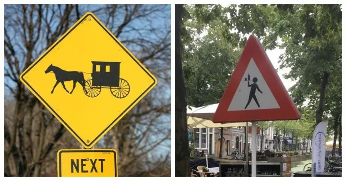 Осторожно, дикие официантки: странные дорожные знаки мира