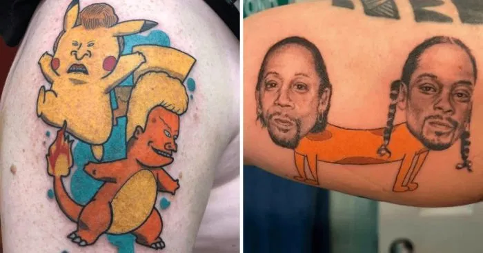 17 странных татуировок, которые можно назвать как угодно, но точно не скучными или банальными