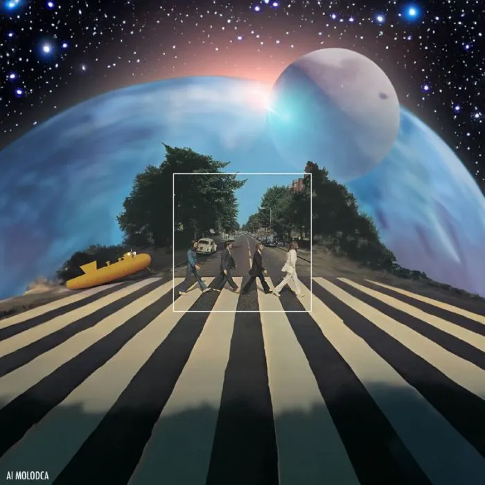 Протестировали Адобовский #GenerativeFill на обложках популярных альбомов