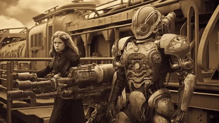 Нейросеть показала альтернативную историю боевых роботов