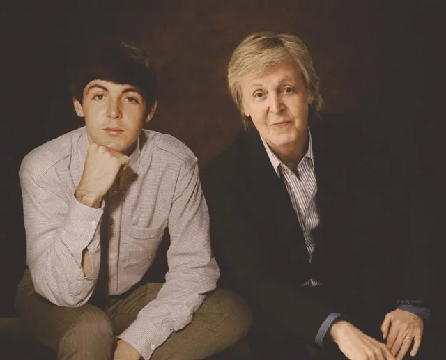 Новые ностальгические коллажи со знаменитостями от Арда Хелинка