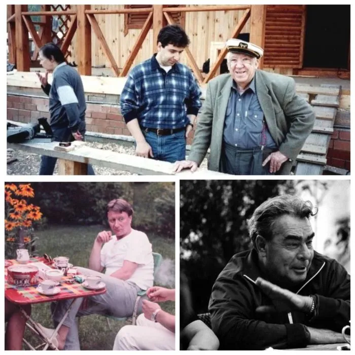 Интересные снимки известных людей (дачное)