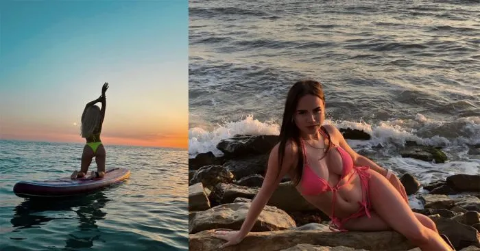 Водонаева нервно курит в сторонке: правдивый фотоотчёт с пляжей Анапы