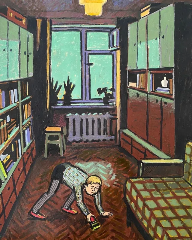 Ностальгические картины о советском детстве от художницы Зои Черкасской