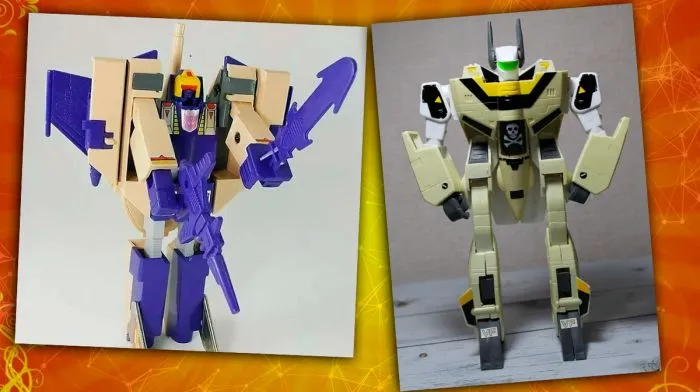 Игрушки "роботы-трансформеры", популярные в 90-е годы