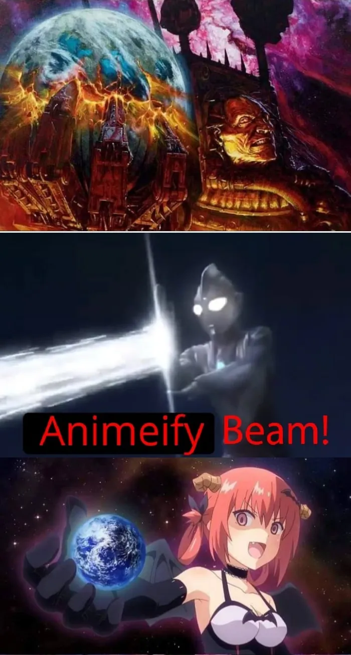 Анимешные мемы по Вахе (Warhammer)