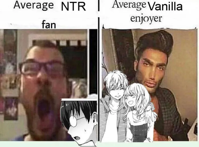 Анимешные мемы по NTR⁠⁠
