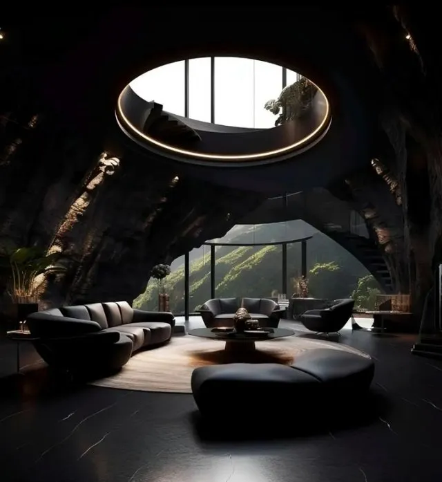 Нейросеть нарисовала логово Бэтмена