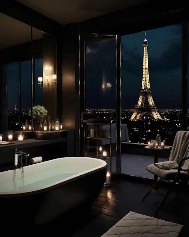 Стильная квартира в Париже с видом на Эйфелеву башню