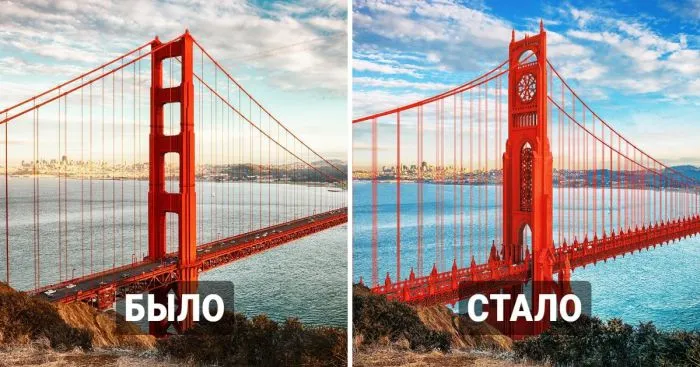 Как выглядели бы знаменитые сооружения из США, будь они построены в готическом стиле