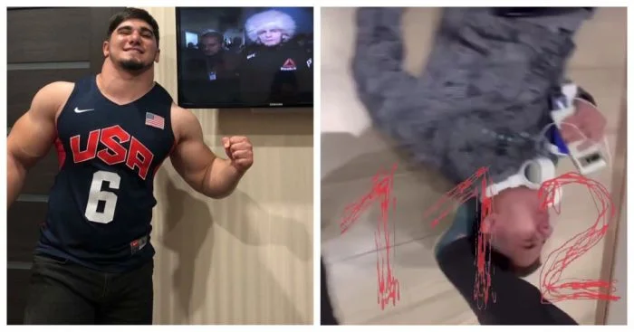 «Чеченский Халк» Асхаб Тамаев избил недоброжелателя в Москва-Сити