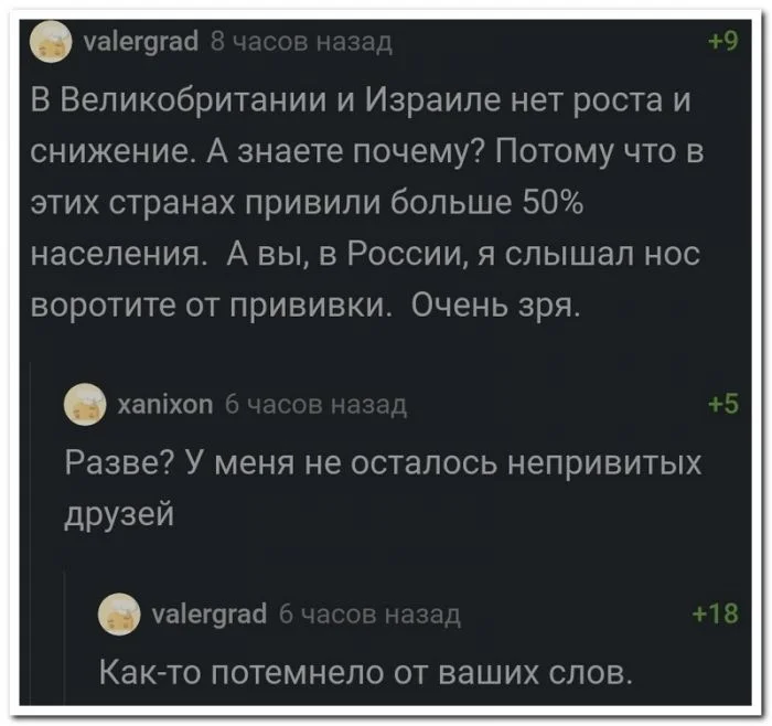 Скрины из соцсетей