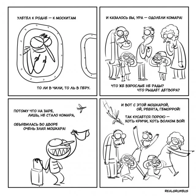 "Не любили комара"