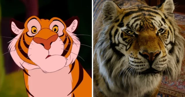 Диснеевские персонажи в новом свете: Зверюшки в ремейках мультфильмов