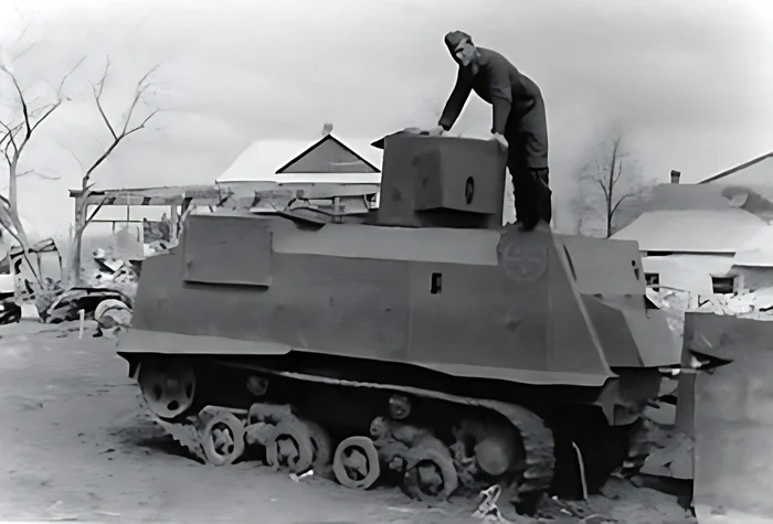 История первого советского колёсного бронетрактора для Красной армии