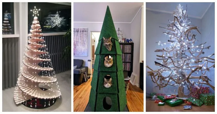 Изысканные новогодние ёлки