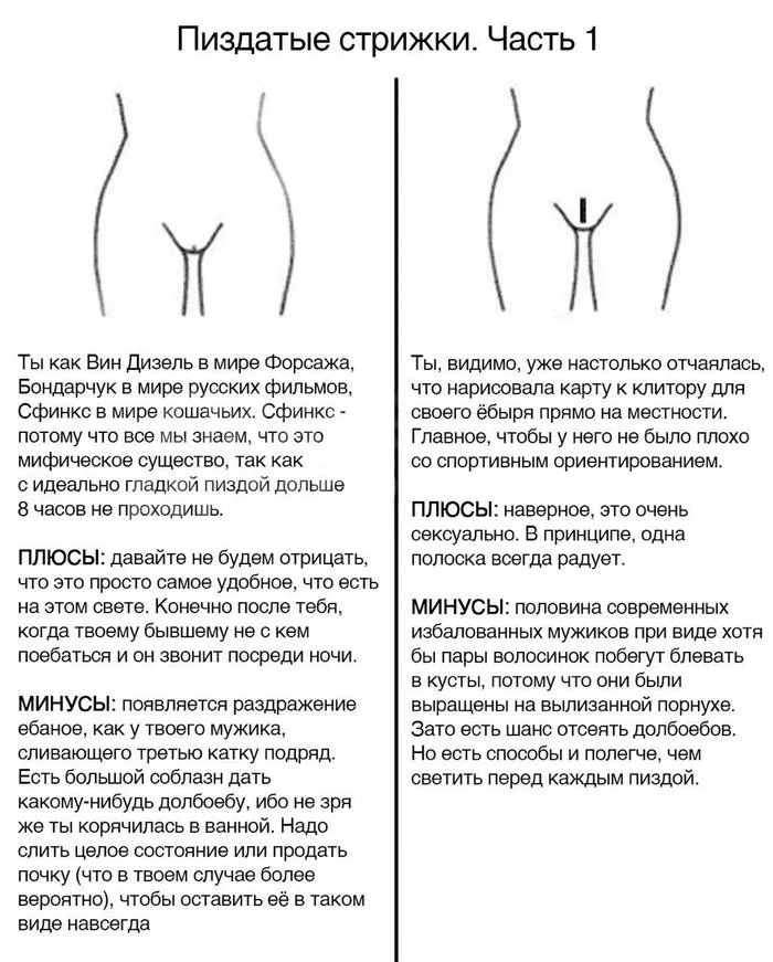Об интим. стрижках с юмором