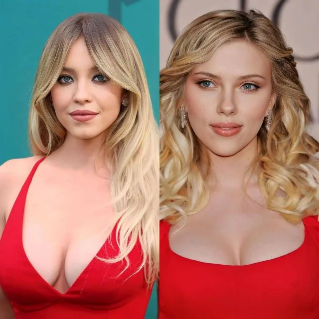 Две жемчужины Голливуда: Сравнение Скарлетт Йоханссон и Сидни Суини