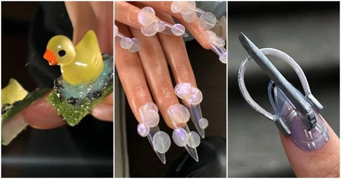 Эксперименты с маникюром: Сланцы на ногтях и другие смелые идеи